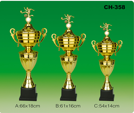 358电竞俱乐部专用金属奖杯定制刻字支持比赛日期印制款